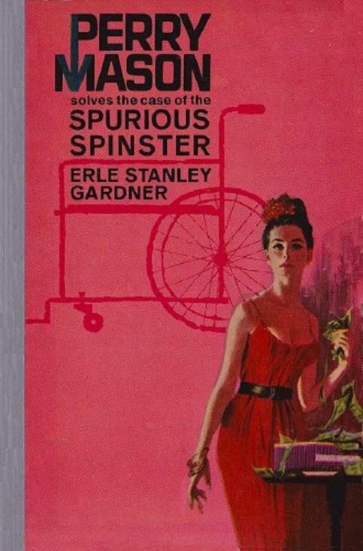 Book cover for "The Case of the Spurious Spinster" by Erle Stanley Gardner
