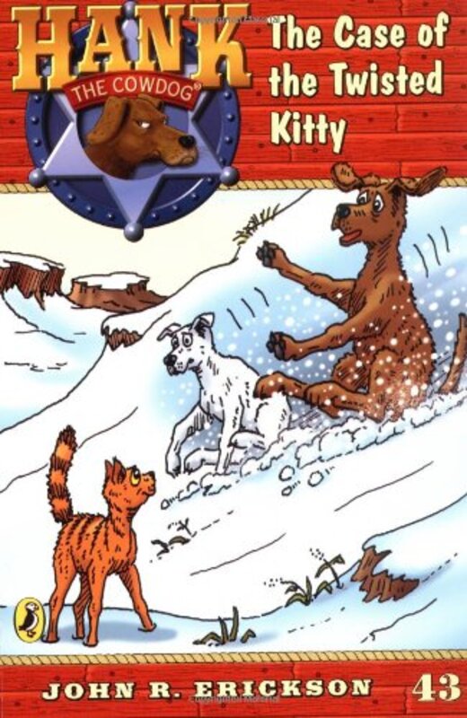 Book cover for "The Case of the Twisted Kitty" by John R Erickson