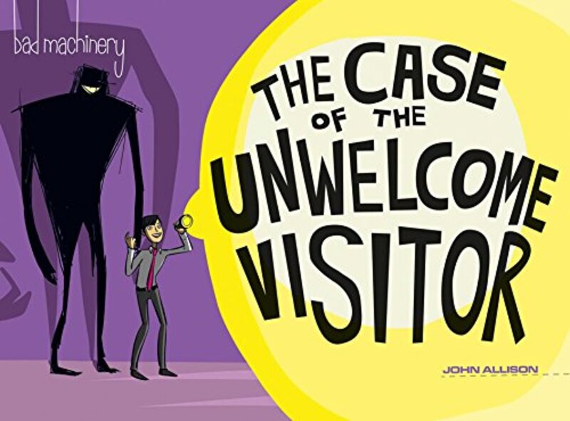 Book cover for "The Case of the Unwelcome Visitor" by John Allison