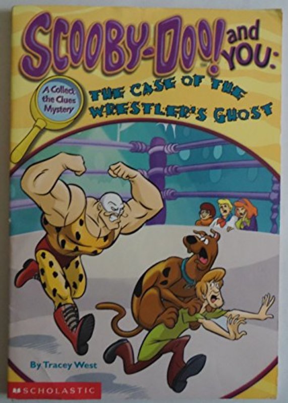 Book cover for "The Case of the Wrestler's Ghost" by Tracey West