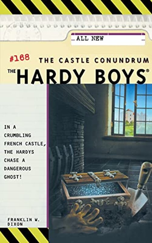 Book cover for "The Castle Conundrum" by Franklin W Dixon
