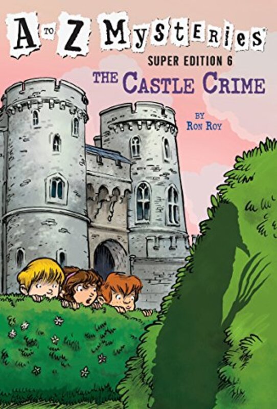 Book cover for "The Castle Crime" by Ron Roy