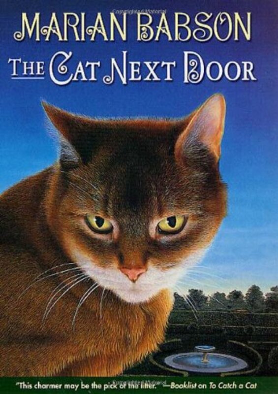 Book cover for "The Cat Next Door" by Marian Babson