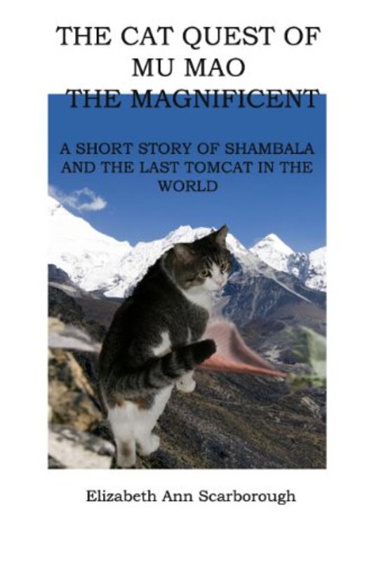 Book cover for "The Cat Quest of Mu Mao the Magnificent" by Elizabeth Ann Scarborough