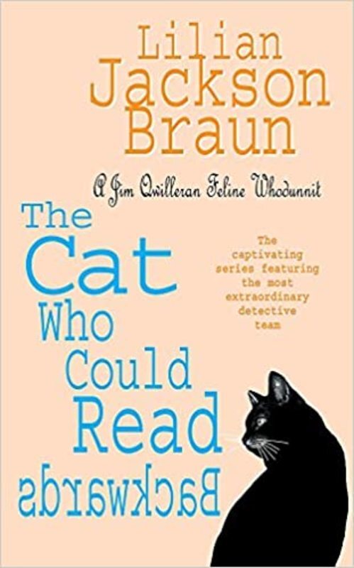 Book cover for "The Cat Who Could Read Backwards" by Lilian Jackson Braun