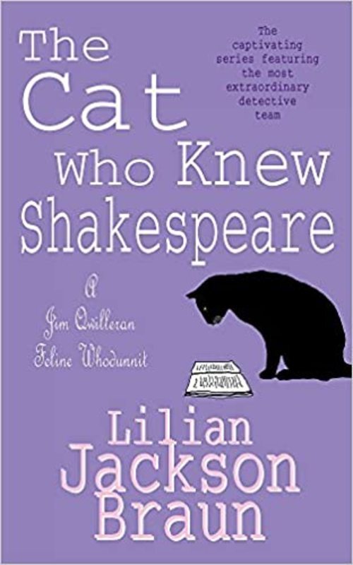 Book cover for "The Cat Who Knew Shakespeare" by Lilian Jackson Braun