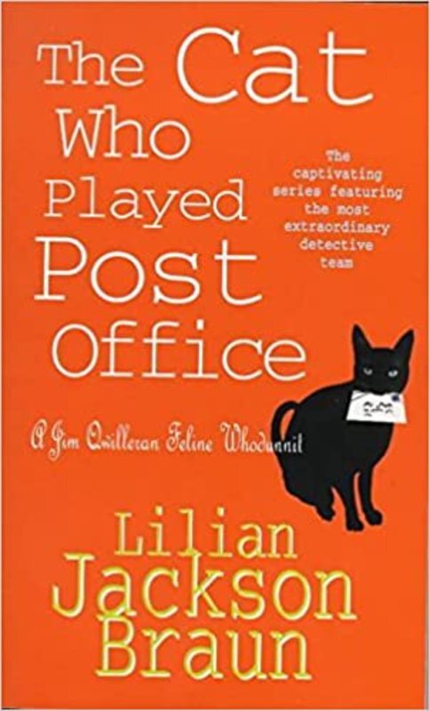 Book cover for "The Cat Who Played Post Office" by Lilian Jackson Braun