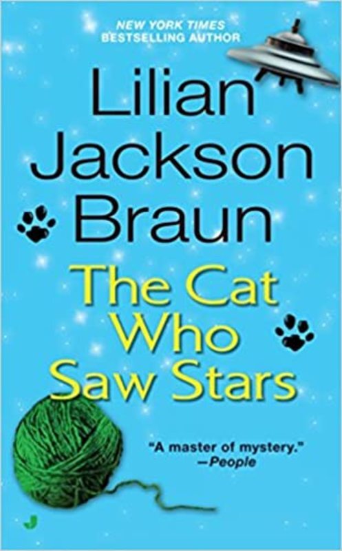 Book cover for "The Cat Who Saw Stars" by Lilian Jackson Braun