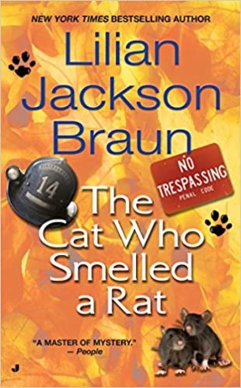 Book cover for "The Cat Who Smelled a Rat" by Lilian Jackson Braun