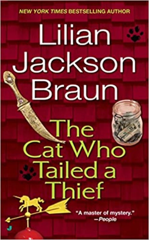 Book cover for "The Cat Who Tailed a Thief" by Lilian Jackson Braun