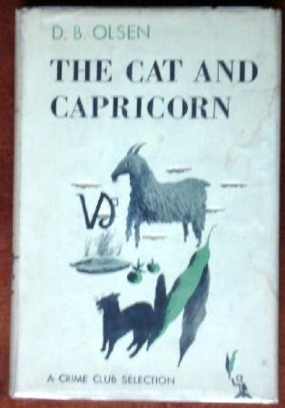 Book cover for "The Cat and Capricorn" by Dolores Hitchens