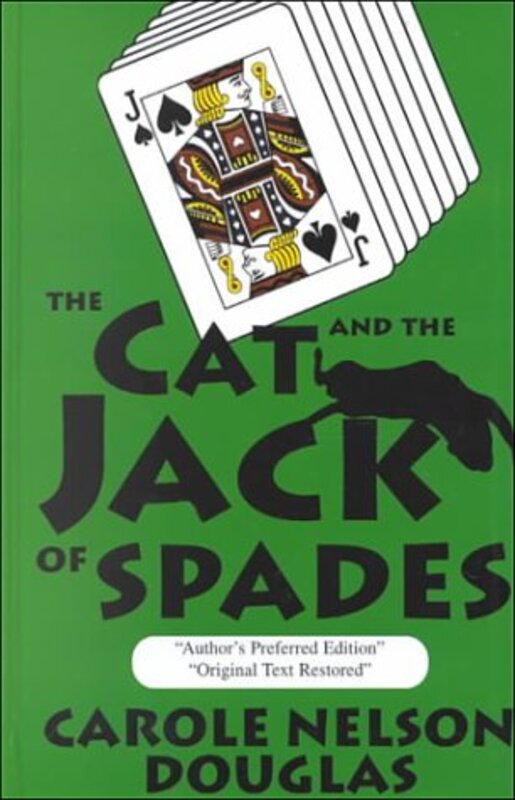 Book cover for "The Cat and the Jack of Spades" by Carole Nelson Douglas