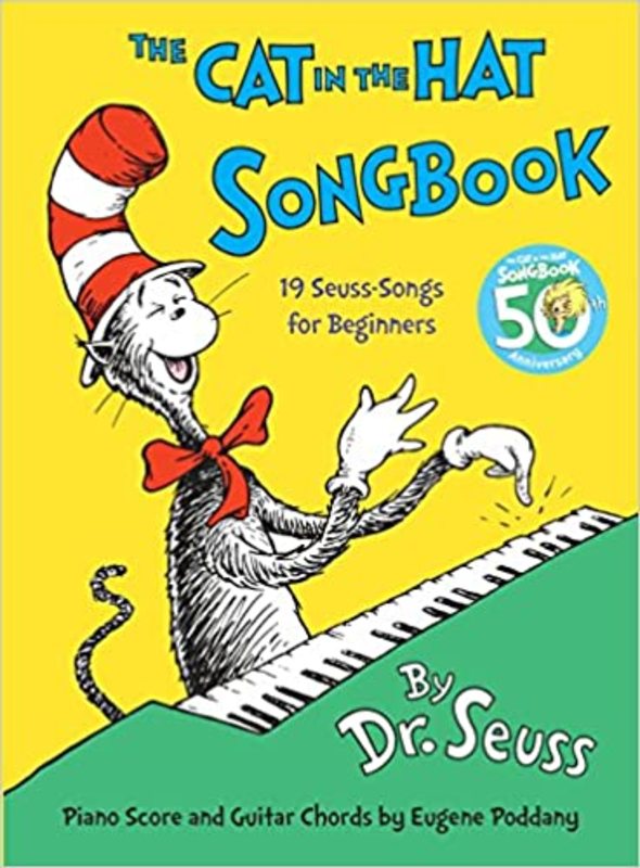 Book cover for "The Cat in the Hat Songbook" by Dr. Seuss