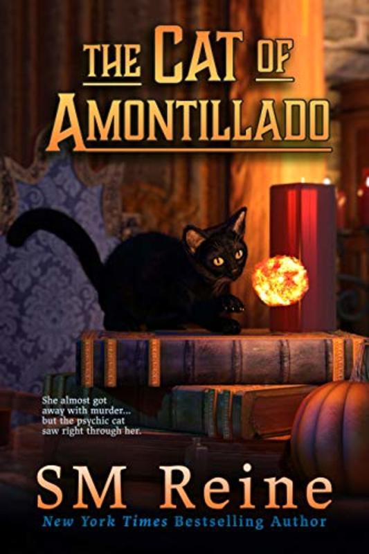 Book cover for "The Cat of Amontillado" by SM Reine