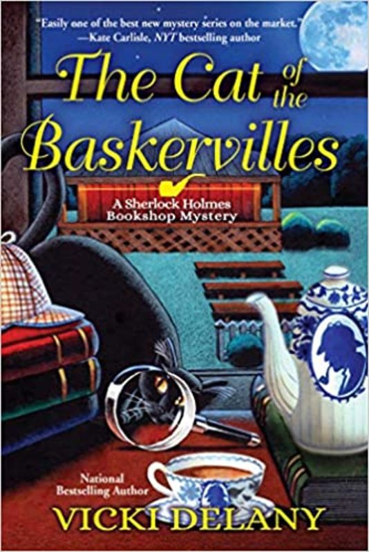 Book cover for "The Cat of the Baskervilles" by Vicki Delany