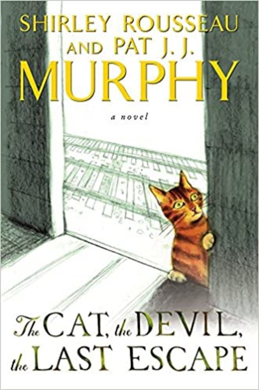 Book cover for "The Cat, the Devil, the Last Escape" by Shirley Rousseau Murphy