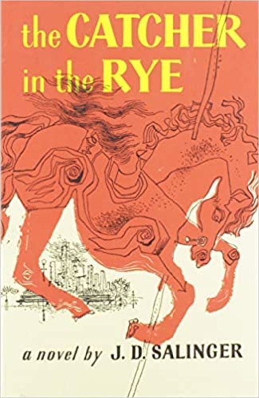 Book cover for "The Catcher in the Rye" by J.D. Salinger