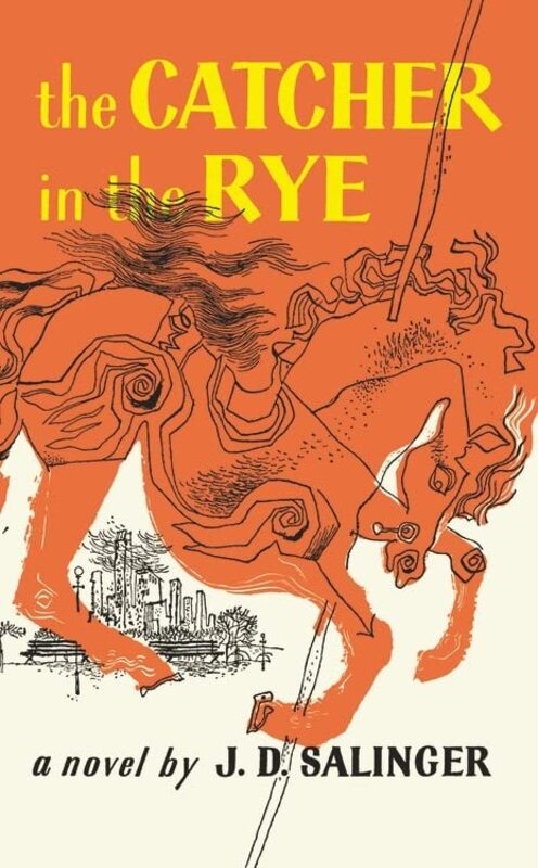Book cover for "The Catcher in the Rye" by JD Salinger