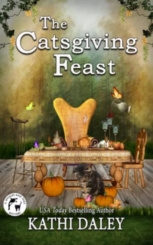 Book cover for "The Catsgiving Feast" by Kathi Daley