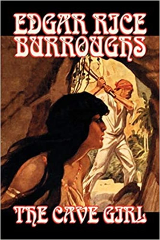 Book cover for "The Cave Girl" by Edgar Rice Burroughs