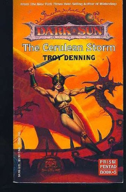 Book cover for "The Cerulean Storm" by Troy Denning