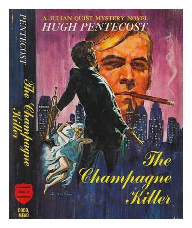 Book cover for "The Champagne Killer" by Hugh Pentecost