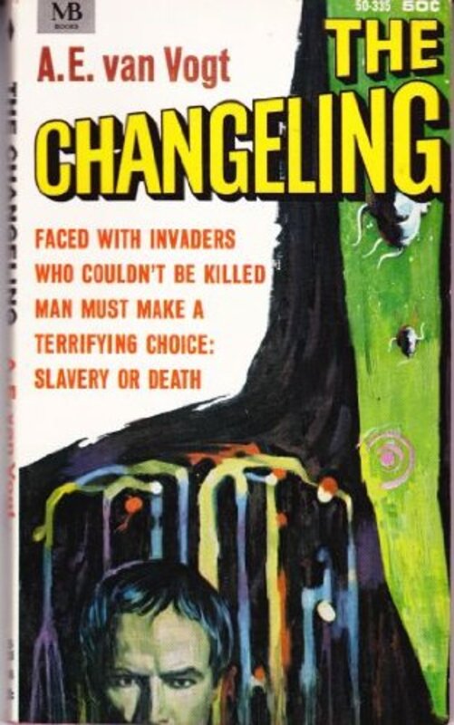 Book cover for "The Changeling" by AE van Vogt