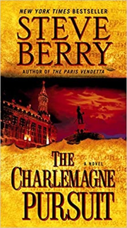 Book cover for "The Charlemagne Pursuit" by Steve Berry