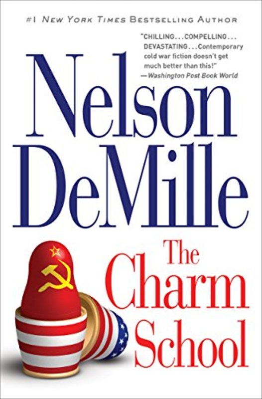 Book cover for "The Charm School" by Nelson DeMille