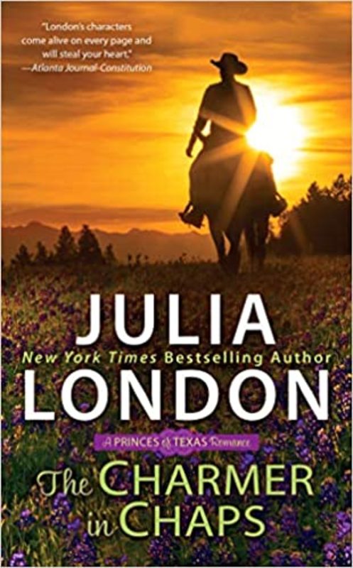 Book cover for "The Charmer in Chaps" by Julia London