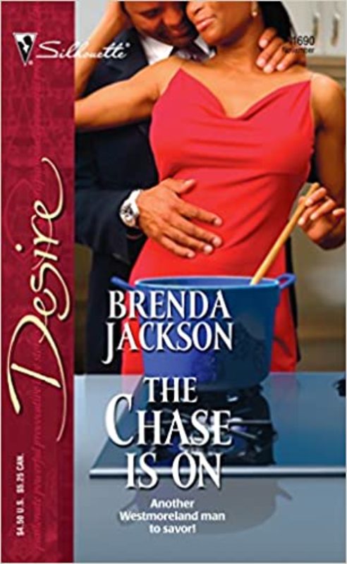 Book cover for "The Chase Is On" by Brenda Jackson