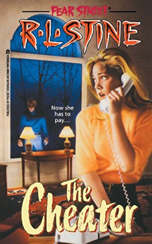 Book cover for "The Cheater" by R.L. Stine