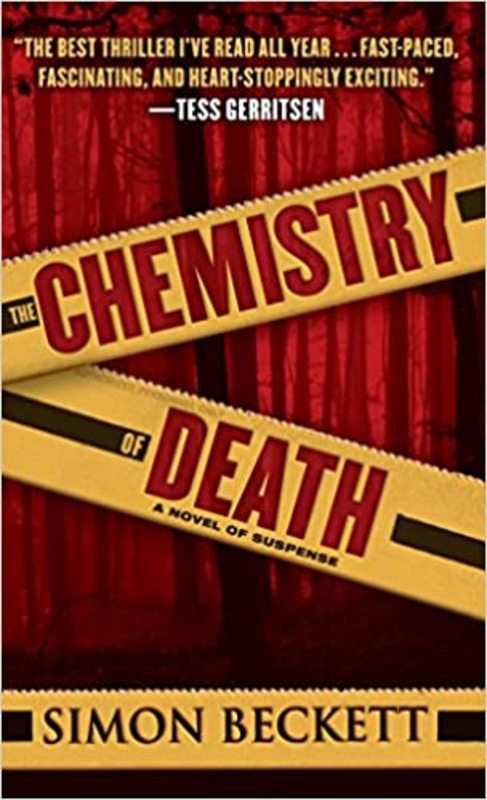 Book cover for "The Chemistry of Death" by Simon Beckett