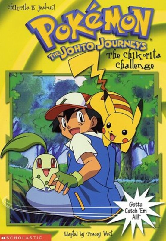 Book cover for "The Chikorita Challenge" by Tracey West