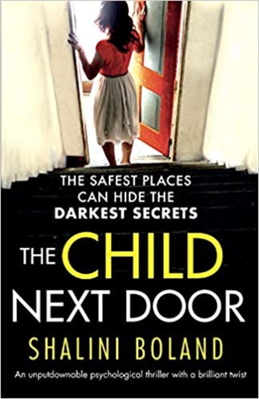 Book cover for "The Child Next Door" by Shalini Boland