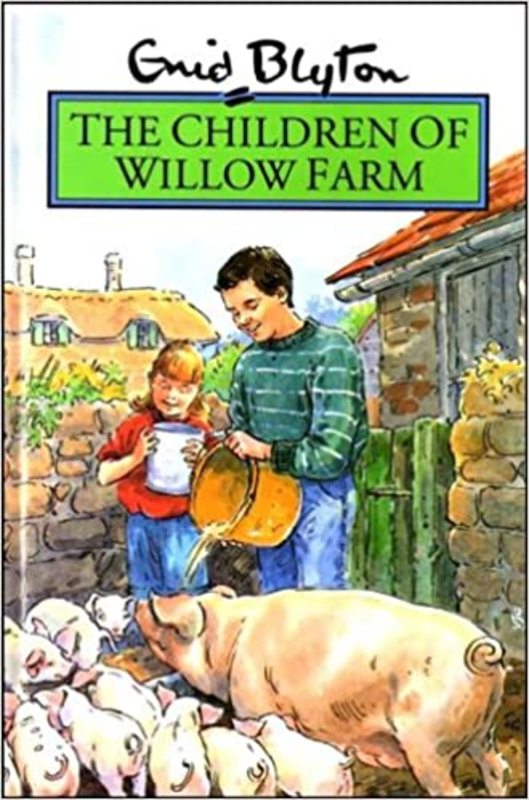 Book cover for "The Children of Willow Farm" by Enid Blyton