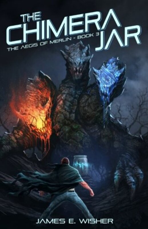 Book cover for "The Chimera Jar" by James E Wisher
