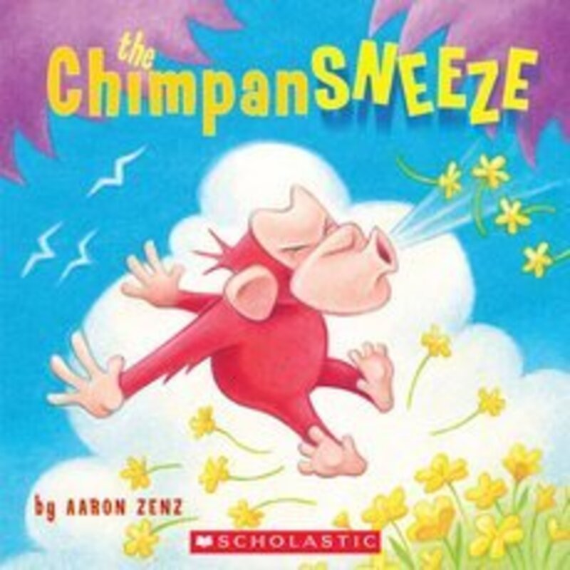 Book cover for "The Chimpansneeze" by Aaron Zenz