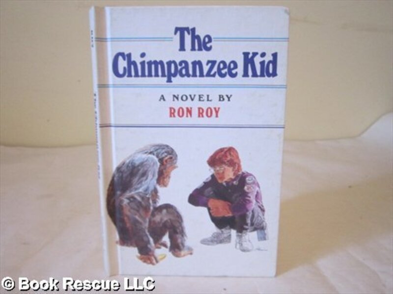 Book cover for "The Chimpanzee Kid" by Ron Roy