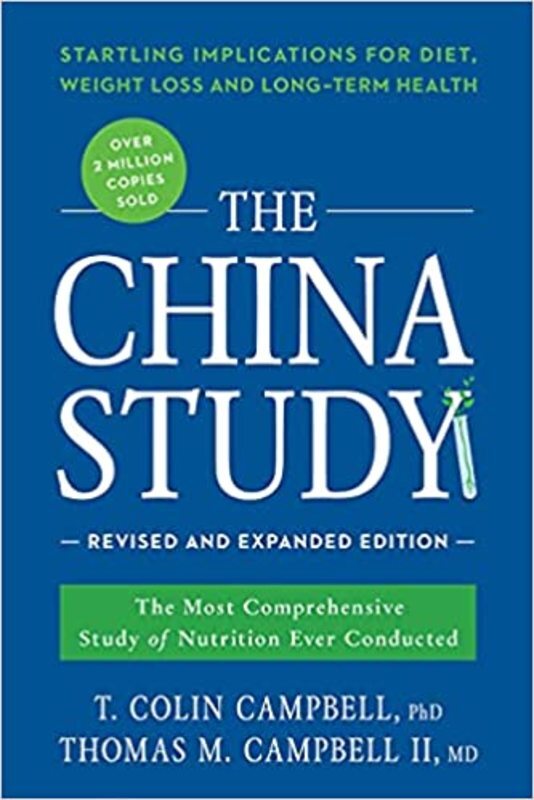 Book cover for "The China Study" by T. Colin Campbell