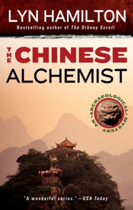 Book cover for "The Chinese Alchemist" by Lyn Hamilton