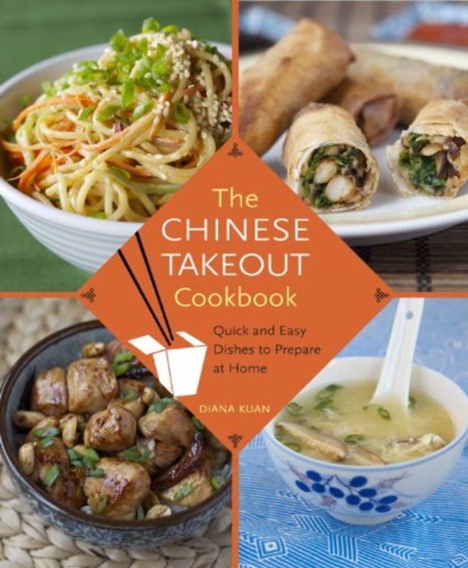 Book cover for "The Chinese Takeout Cookbook" by Diana Kuan