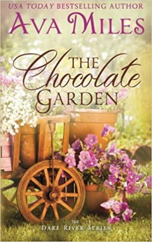 Book cover for "The Chocolate Garden" by Ava Miles