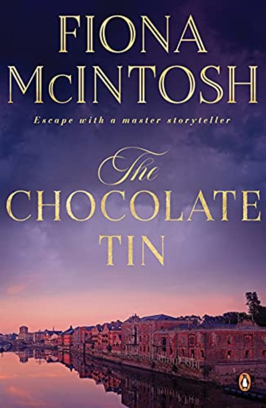 Book cover for "The Chocolate Tin" by Fiona McIntosh