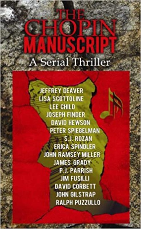 Book cover for "The Chopin Manuscript" by Erica Spindler