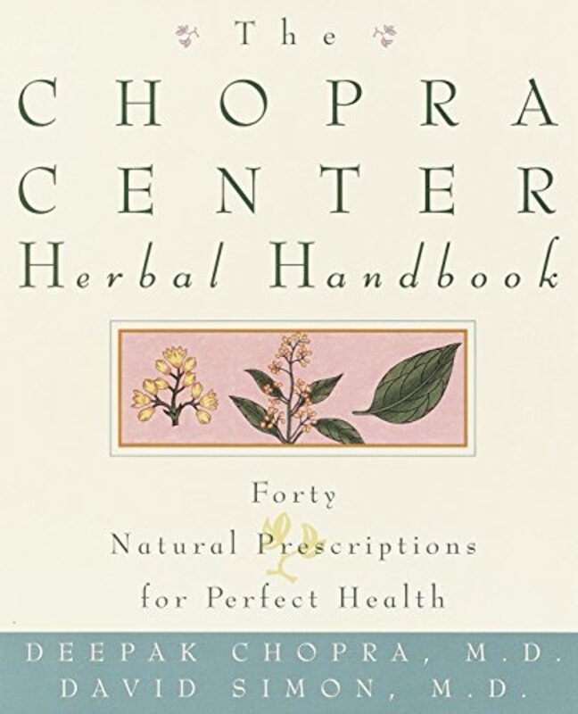 Book cover for "The Chopra Center Herbal Handbook"