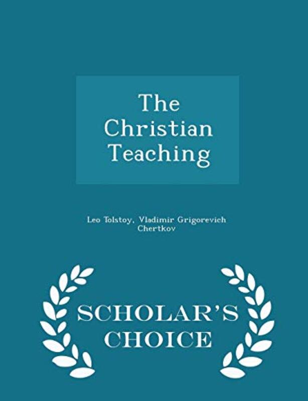 Book cover for "The Christian Teaching" by Leo Tolstoy