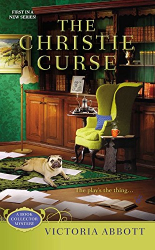 Book cover for "The Christie Curse" by Victoria Abbott