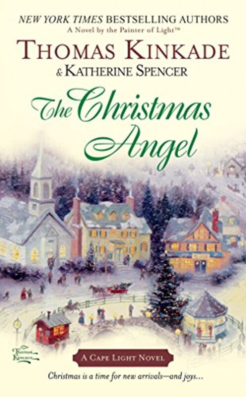 Book cover for "The Christmas Angel" by Thomas Kinkade
