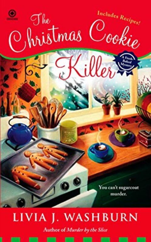 Book cover for "The Christmas Cookie Killer" by Livia J Washburn